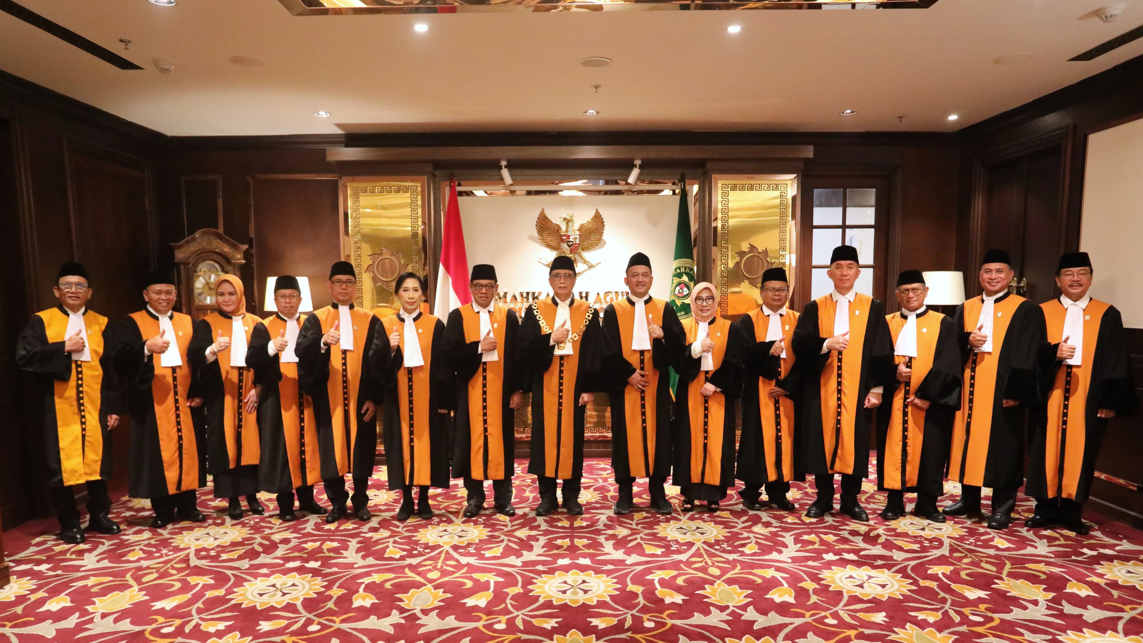 11 Hakim Agung Dan 3 Hakim Ad Hoc Resmi Dilantik Oleh Ketua MA
