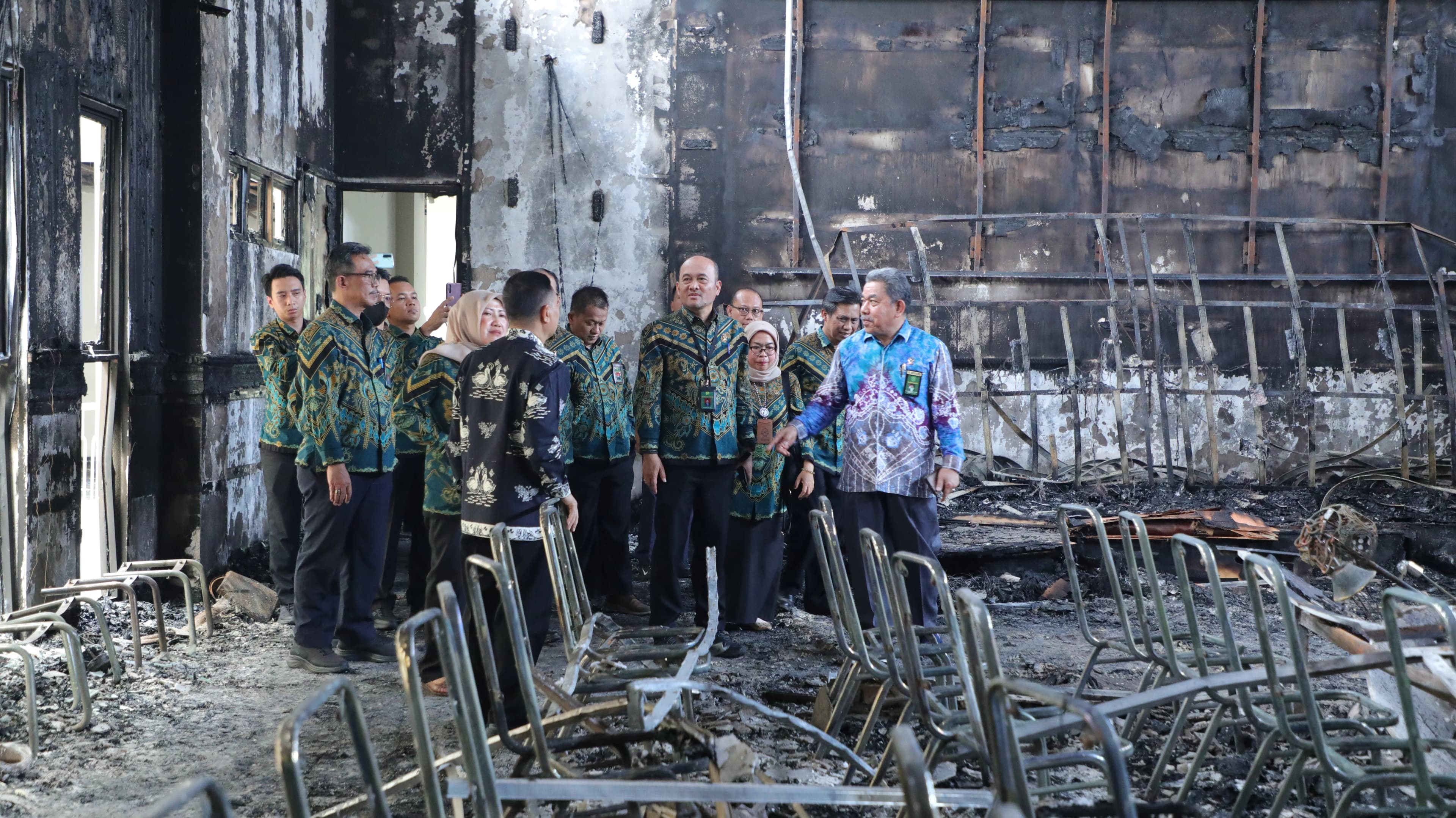 Musibah Kebakaran PTA Banten, MA Siapkan Langkah Rehabilitasi Gedung