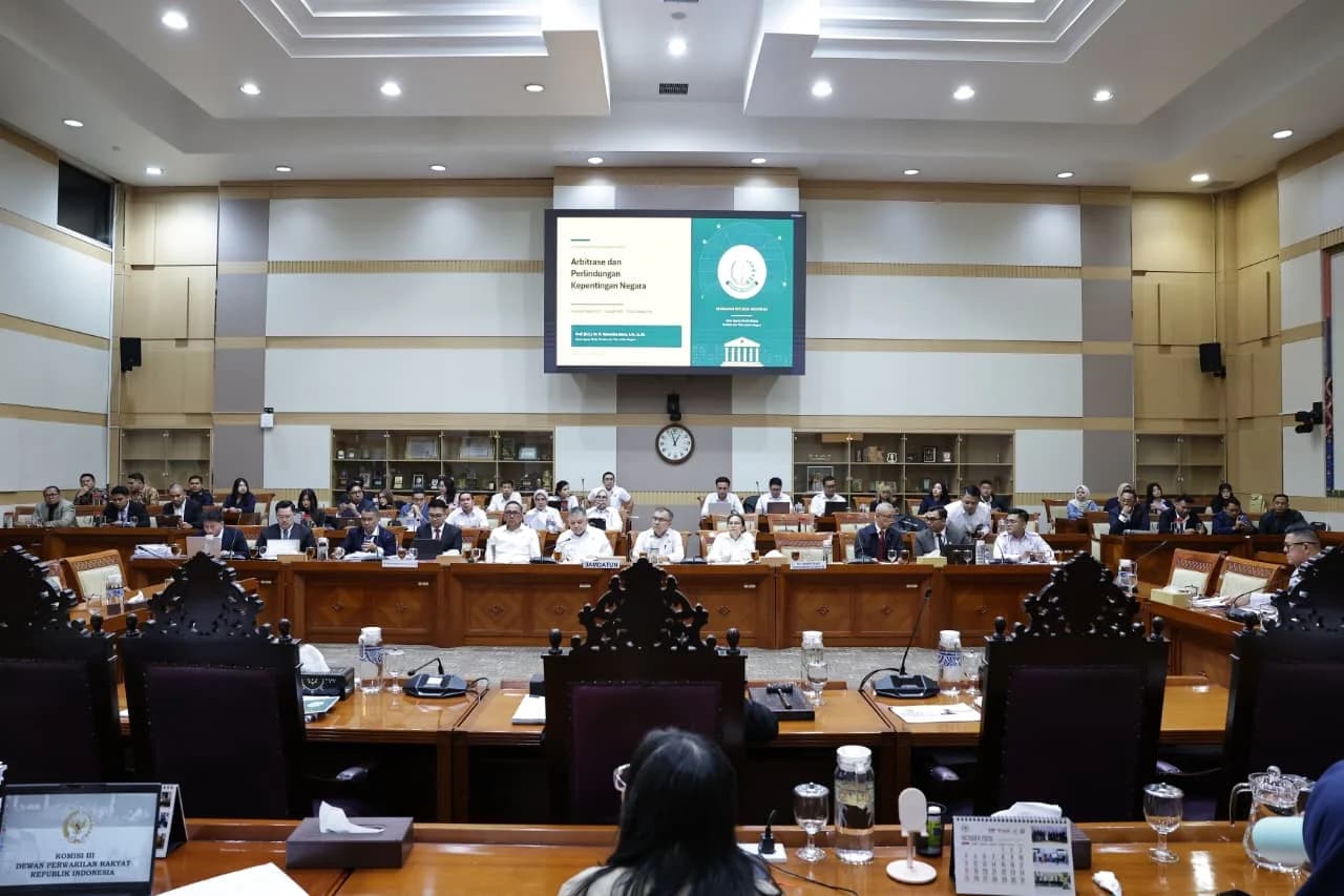RDP dan RDPU Bersama Komisi III DPR RI, Mahkamah Agung Bahas Penyempurnaan Regulasi Arbitrase Asing