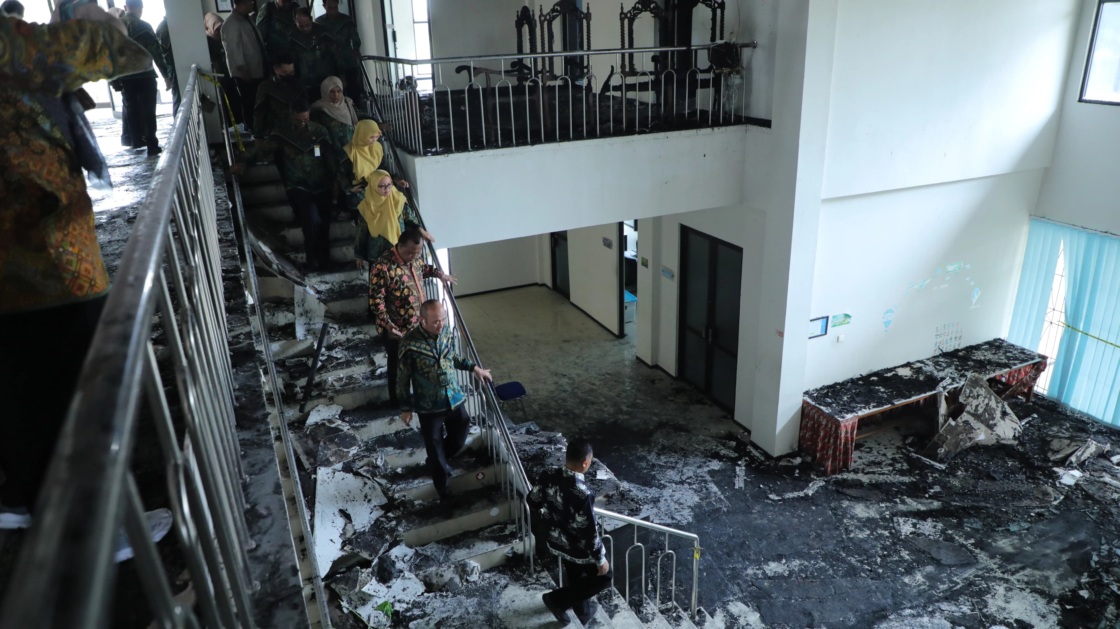 Musibah Kebakaran PTA Banten, MA Siapkan Langkah Rehabilitasi Gedung
