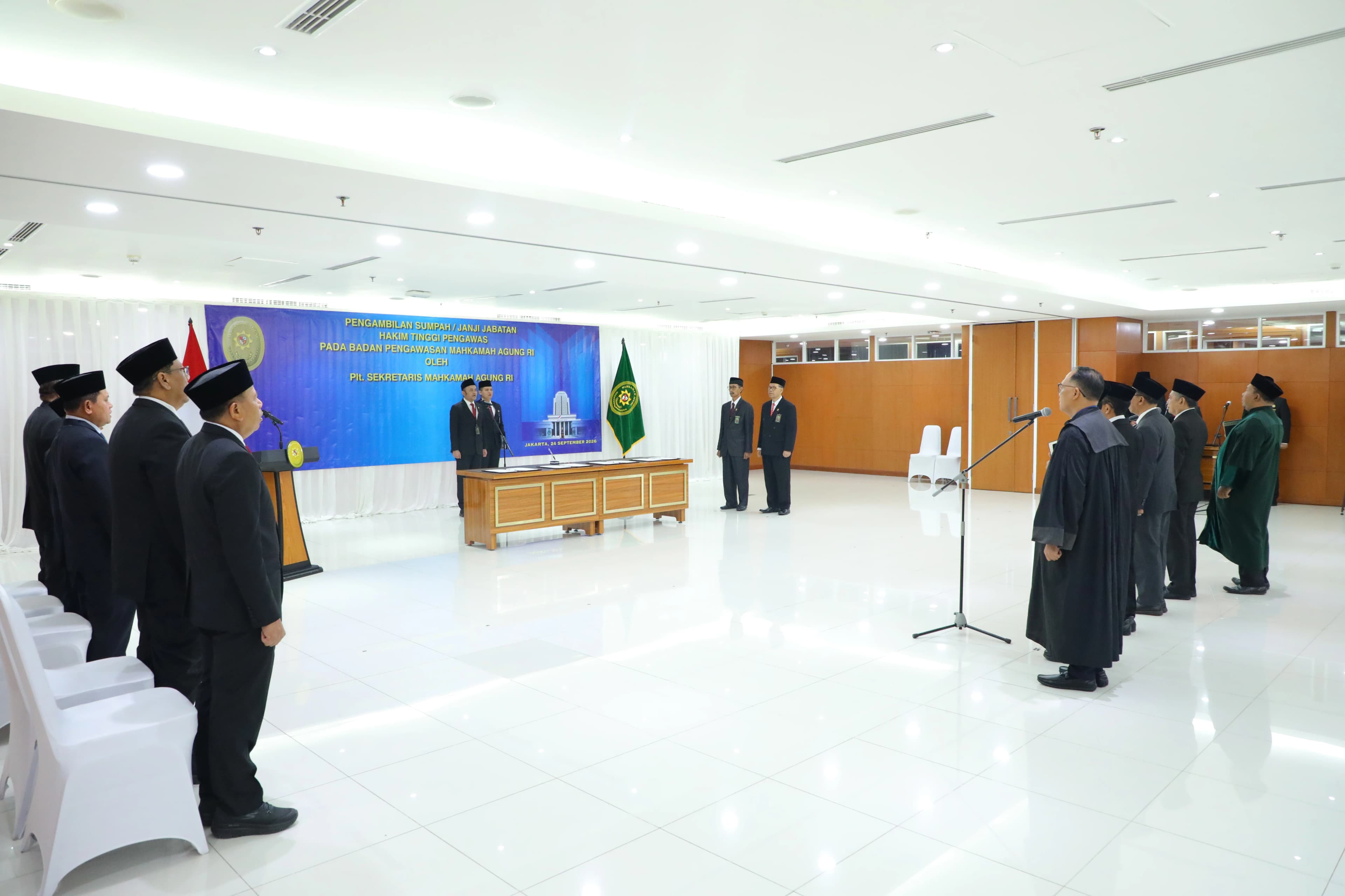 Lantik Hakim Tinggi Pengawas, Plt Sekretaris MA: Pengawasan Harus Menjadi Bagian Perbaikan